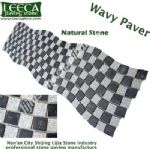 Natural granite wavy paver lowes paving stones