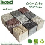 Cobblestone mat color cube mesh paver