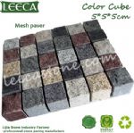 Cobblestone mat color cube mesh paver