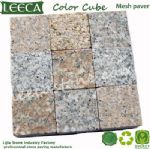 Granite paver garden stone cube stone