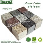 Cheap paving stone mesh cobblestone pavers