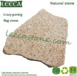 Crazy paving flagstone yellow granite pavers florida