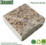 Fiddle back figure natural stone granite cube