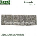 Fiddle back figure natural stone granite cube