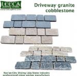 Interlocking hotel driveway mesh paver cobblestone mat