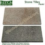 Beige yellow patio paver natural granite