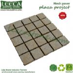 Jordan yellow granite bush hammered mesh paver