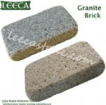 G636 light pink granite stone cube brick dimensions