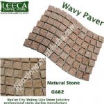 Granite wavy paver natural stone G682