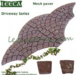 Fan-shaped granite paver paving stone mold