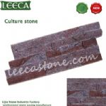 Yellow granite cultural stone corner 