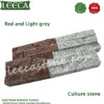 Imperial red porfido cultural stone wall paving