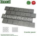 Interlock gray paver modular cobblestone paving