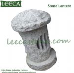 Engraved street lamp for park garden stone lantern