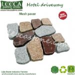 Color granite gravel stone paving