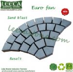 Multicolor mesh paver green rose stone mats