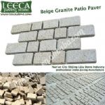 Interlocking basalt paver flagstone mat mesh stone tile