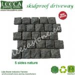 Dark gray granite natural finish skidproof driveway