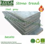 Outdoor garden stepping stone basalto