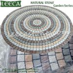 Circle paver kit,round stone paving,garden landscape