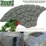 Outdoor stone mat,fan paving,net stones