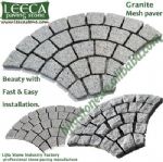 Outdoor stone mat,fan paving,net stones