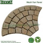 Porphyry G603 fan shape stone paver