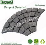 Granite, Porphyry fan shape natural paver