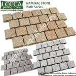 Crema marfil granite interlocking paving stone