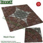 Porphyry lucky star stone mesh paver