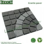 Chinese granite circle pattern paver mat