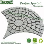 Euro fan natural garden cobblestone paver