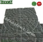 Driveway stone mat,stone on mesh,outdoor pavers