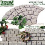 Garden stone types,cobble rosette,patio