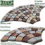 Garden stone types,cobble rosette,patio