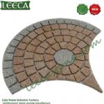 Garden stone types,cobble rosette,patio