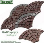 Porphyry stone,cobble stone mat,paving mat