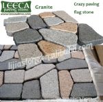 Dark Light granite paving stone, plaza block