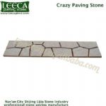 Crema marfil crazy pattern paving stone