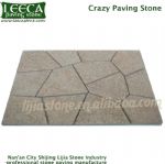 Crema marfil crazy pattern paving stone