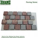 White porphyry garden decor interlocking stone types