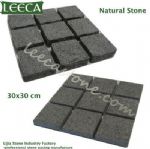 Dark grey paver,paver driveway,mesh stone