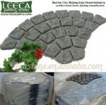 Mesh back cobble stones,fan pattern,paving mats