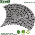 Stone paving,mesh back cobble stones,fan cobbles