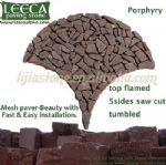 Red porphyry,stone by nature,patio paver