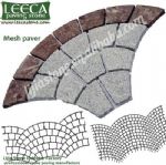 Exterior floor tile,stone pavement,fan shaped paver
