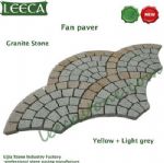 Fan cobble stone,cobble mats,outdoor stone paver