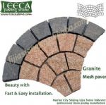 cobble mats,garden walkway,fan shaped tile