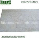 Crazy paving stone random pattern granite, United Arab Emirates paving