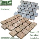 Interlocking cube,rectangle stone paver,mesh stone